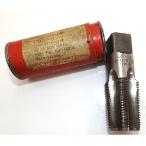 Cleveland Twist Drill 1-11 1/2 NPT 5FL HS Cut Thread Taper Pipe Tap